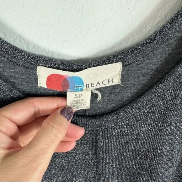 Free People Bicoastal Jumpsuit Charcoal Grey Size S - Picture 4 of 9